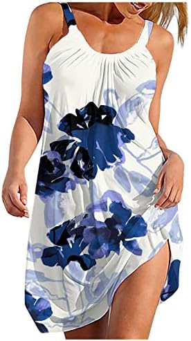 Trebin Fashion Fashion Summer Impresso Strapless Camisole Sleeveless Sling Dress