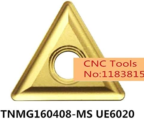 FINCOS TNMG160404-MS UE6020/TNMG160408-MS UE6020, Uso de inserção de carboneto original para girar a barra de perfuração do suporte para ferramentas-: TNMG160408-MS UE6020)