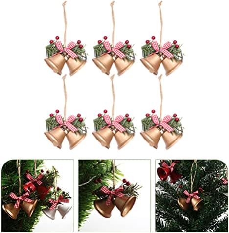 PretyZoom 6 PCs Ornamento de Natal de Natal Árvore de Natal Decoração Decoração Diy Diy Craft para decoração de férias de