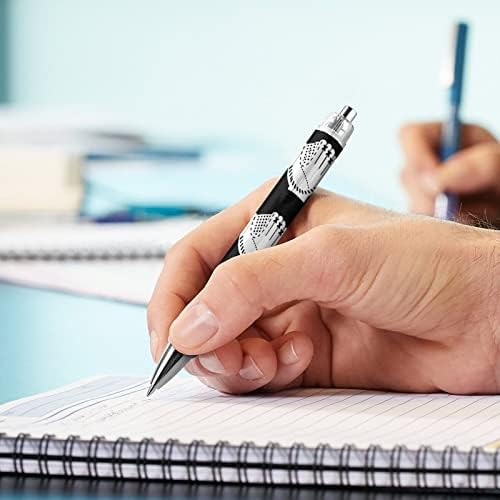 Luva de beisebol caneta de caneta retrátil de caneta de caneta de caneta portátil de tinta azul para o escritório