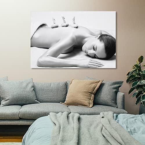 Beleza Salon Poster Spa Art Corporal Massagem Poster Canvas Posters e Impressões de Arte da parede Fotos para a sala