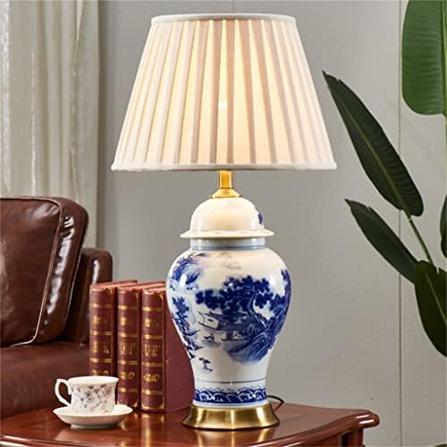 Lysldh no estilo chinês Cerâmica Luminária de mesa de cabeceira de cabeceira Lâmpada de lâmpada de lâmpada do hotel Projeto iluminação