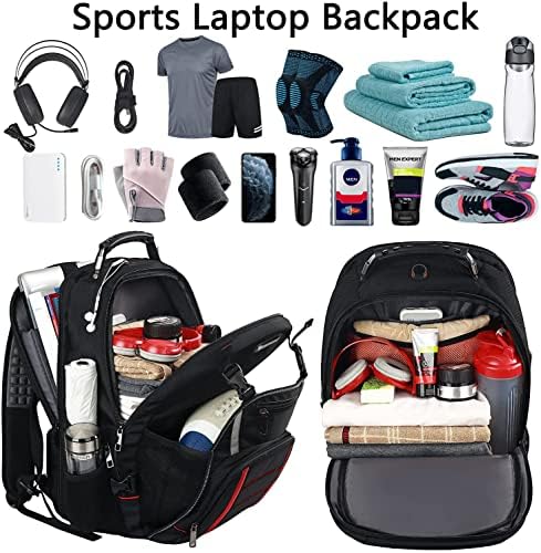 Mochila de laptop de viagem Jiefeike, sbag de livros extra grande para homens mulheres universitárias, mochila de basquete se