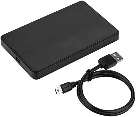 2,5 polegadas IDE paralela porta móvel Caixa de disco rígido Mobile HDD Case de armazenamento externo sem parafusos USB2.0