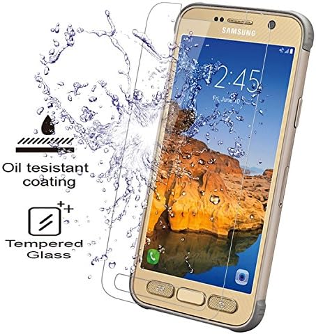 Tantek S7Active Galaxy S7 Protetor de tela ativa, sem bolhas/anti-arranhões/anticangingprint protetor de tela de vidro temperado-2 peças