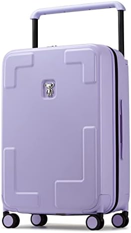 Milada Carry On Bagage Handle largura, mala dura Durável PC Durável com rodas giratórias e TSA Lock Rolling Travel Case