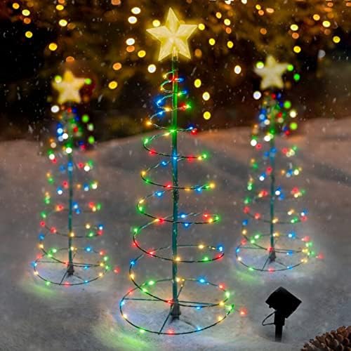 LUIXXUER Solar Christmas Tree Light