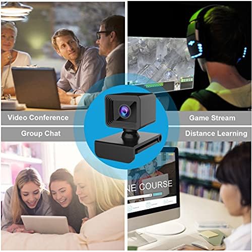 Webcam bhvxw cheia de câmera da web de microfone para PC Laptop Mini Câmera Auto Video Web Cam para transmissão ao vivo