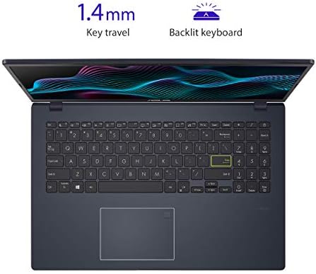 Laptop ASUS L510 Laptop Ultra Fin, exibição de 15,6 ”de FHD, processador Intel Celeron N4020, 4 GB de RAM, armazenamento de 64 GB, Windows 10 em modo S, 1 ano Microsoft 365, Star Black, L510mA-DH02