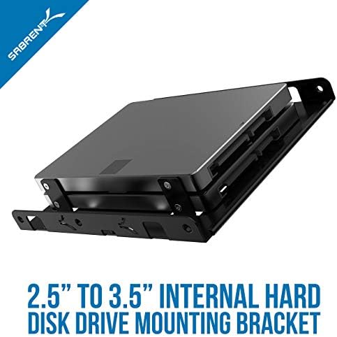 Sabrent 3,5 polegadas a X2 SSD / 2,5 polegadas de montagem do disco rígido interno Kit [SATA e cabos de energia incluídos]+ USB