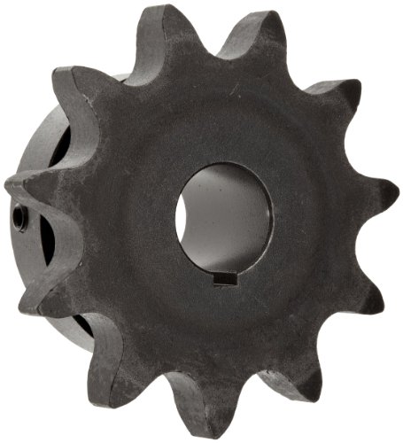 Sprocket da corrente de rolos de Martin, dentes endurecidos, hub de corrente de tamanho B, fita única, tamanho da corrente