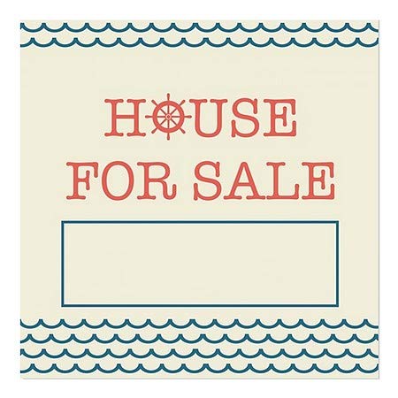 CGSignLab | Janela House for Sale -natical Waves se apegando | 5 x5