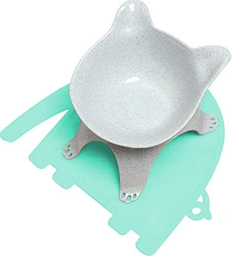 La La Pet® Pet Food Bowls elevados com almofada de silicone PROIVA PLAÇÃO ALIMENTOS ALIMENTOS DE ÁGUA PARA CATS Puppy Small Dogbits