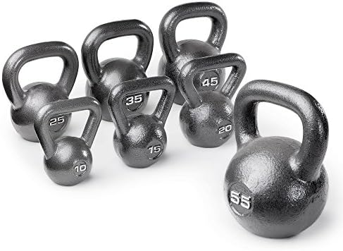 Marcy Hammertone Kettle Bells - 10 a 55 libras. Pesos do treino HKB