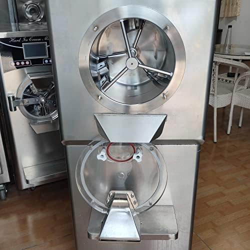 Máquina de sorvete dura comercial mvckyi com torneira, gelato de gelato de cilindro 20L/5.28Gal Sortora de sorvete de sorvete