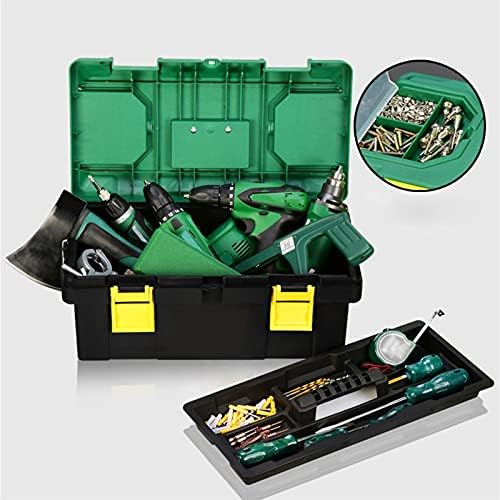 Caixa de ferramentas caixa de ferramentas multifuncionais Caixa de manutenção de veículos domésticos com alça portátil Caixas de armazenamento