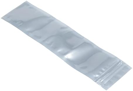 UXCELL ANTITÁTICO SACO DE COMPLEAMENTO COMPLEGIA ESTÁTICO, 50x200mm/2x8 polegadas, bolsa antiestática protetora, para armazenamento