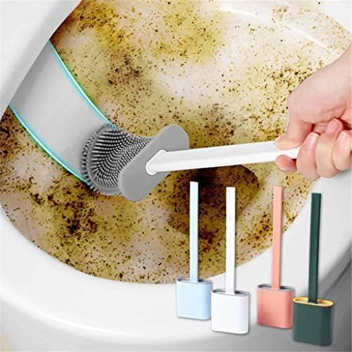 Pincel de pincel de vaso sanitário edossa vaso sanitário de silicone com suporte de secagem rápida pincel de limpeza criativa de cerdas