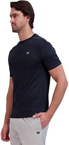 Russell Athletic Mens DRI-Power Flow Shorve Sleeve Performance DiDe Dides Tee