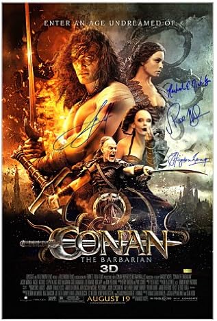 Conan, o bárbaro, lançou autografado 27x40 original do filme D/S