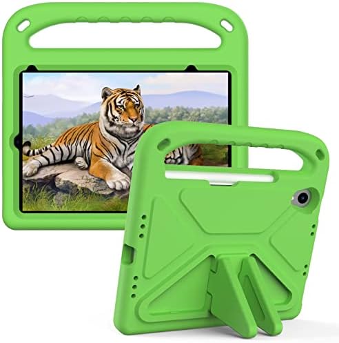 Solução de transporte de comprimidos Caso infantil compatível com iPad mini 6 / iPad mini （2021）, alça de choque leve leve Stand Kids Protective Cover Protect