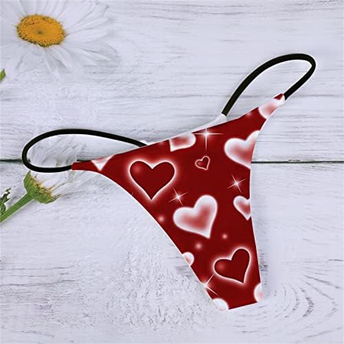 IIUS Sexy Panties de calcinha de calcinha feminina do dia dos namorados