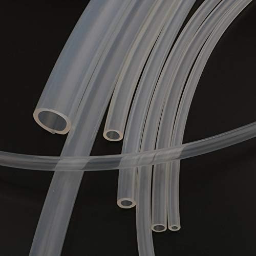 Mangueira de plástico transparente 1 metro de silicone de 1 metro de silicone, 2 ~ 21 mm, mangueira de silicone transparente transparente,