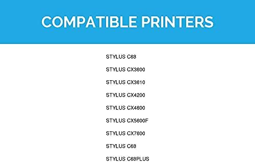 Substituição do cartucho de tinta de produtos LD para Epson 60 T060 para STYLUS: C68, C88, C88 Plus, CX3800, CX3810, CX4200, CX4800, CX5800F & CX7800