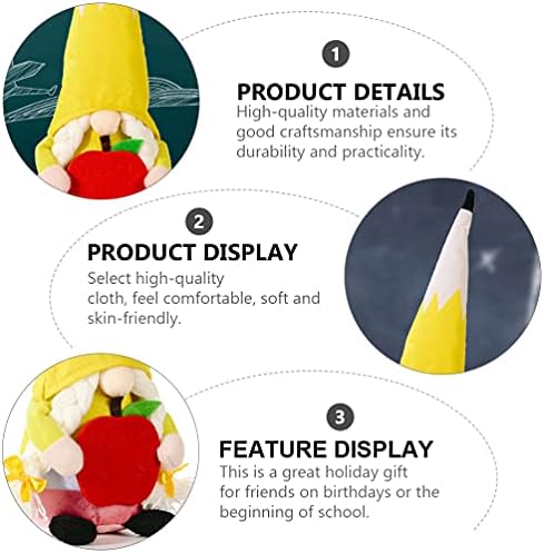 AMOSFUN GNOME DOLL DOLL PARA ESCOLAR PLUSH ELF DOLL FNgurene Doll Doll Tomte Pillow Doll Toy for Kids Summer Party Decor