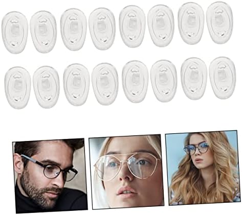 Esquema 50 pares copos almofadas de nariz de óculos de sol almofadas de nariz de ar os acessórios de vidro suportes de vidro