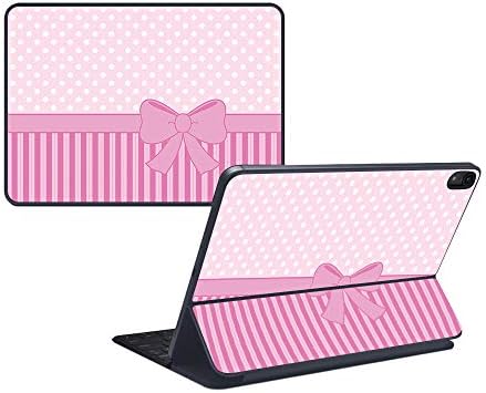 MightySkins Skin Compatível com o teclado Apple iPad Pro Smart 12.9 - Pink Presente - Protetivo, Durável e Exclusivo Tampa de Vinil