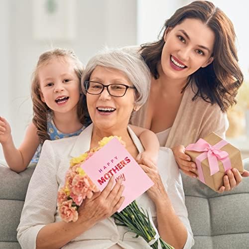 Cartão pop -up do Dia das Mães Ikijm, Cartões 3D Flowers Love Carting Greeting Gift - Cartão de mensagem para mamãe, Nana,
