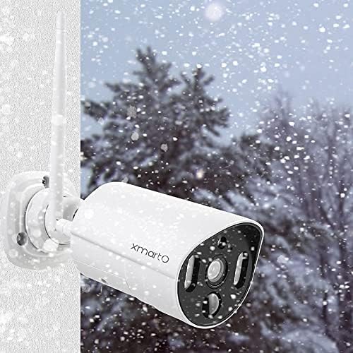 [Detecção térmica] Sistema de câmeras de segurança para casa 8CH 8CH sem fio com detecção humana/animal de estimação, luzes