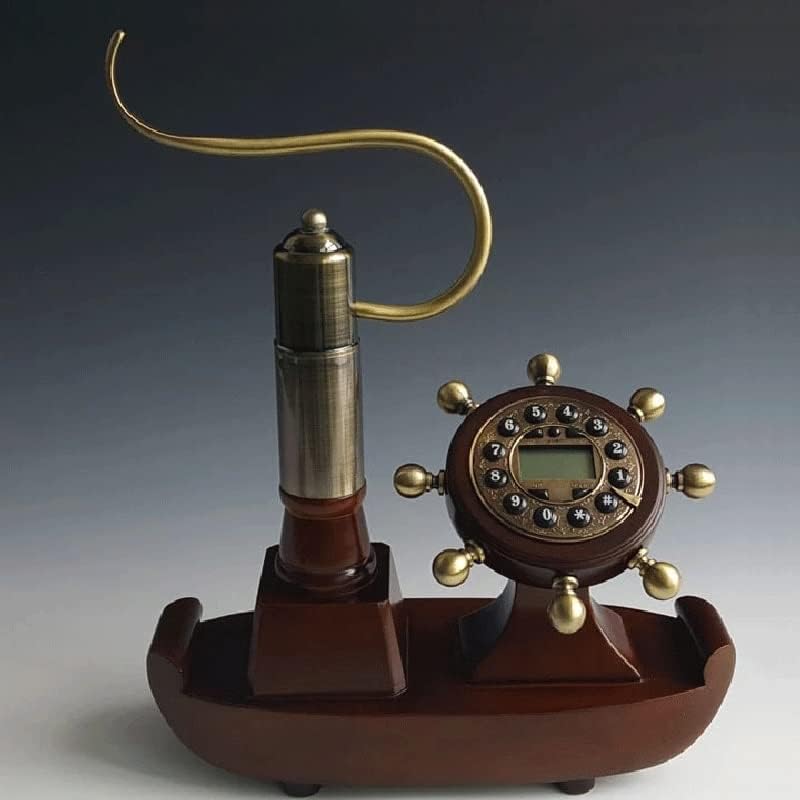 MMllzel Antique Linha fixo telefônica Vintage Equipada Linha fixa telefon