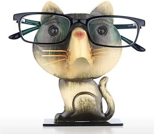 Cyoyo Animal Doll Shape Shape Glasses Frame Display Stand Decoração caseira vintage