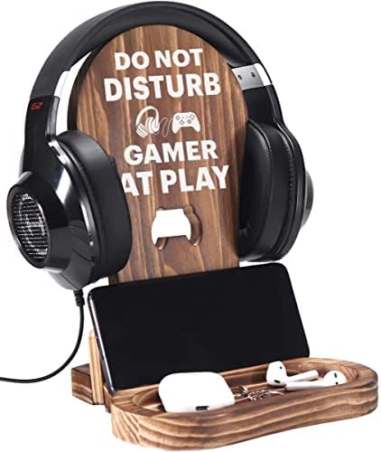 OccDesign Gamer Gifts for Teenage Boy Men, Gamer Headset Stand para jogos, decoração da sala de jogos, presentes para jogadores