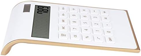 10 dígitos Office fornece uma calculadora financeira portátil ultra fina, calculadora solar, calculadora de negócios LCD Finance Business Office for Home
