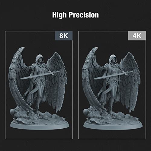Resina da impressora 3D elegoo 8k, resina de resina de fotopolímero padrão 405nm de cura UV, melhor para Saturno 2 8k LCD 3D Espaço