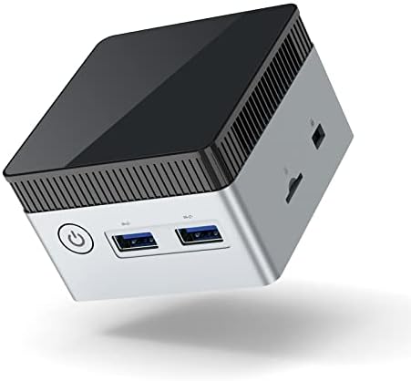 Mini PC Windows 11 Pro Computers com Intel 11th Gen 4 Cores N5105 8GB DDR4+256 GB SSD, Mini Desktop portátil Suporte de computador