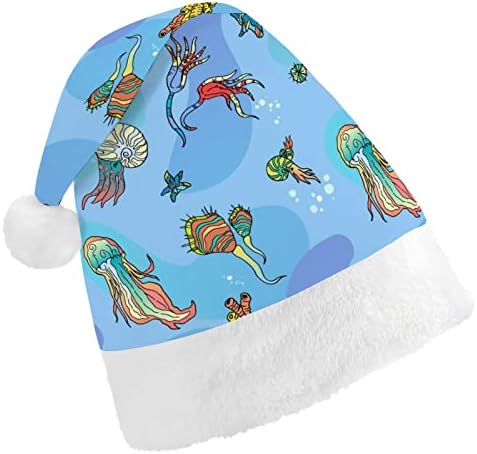 Sob Sea World Funny Chattle Hat de Papai Noel Chapé