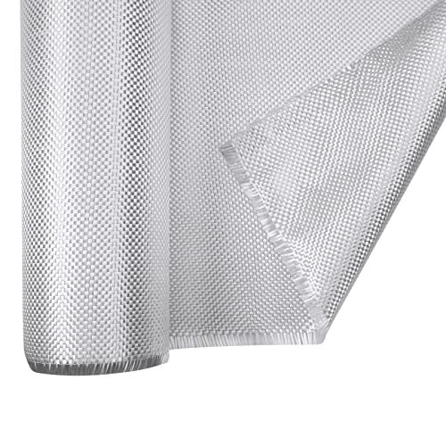 Bubujia Premium Selecione Peso pesado 30 onças. Malha de pano de tecido de fibra de vidro ， 39 polegadas x 2 jardas ， Material de fibra de vidro de fibra de vidro, tecido de tecido para piscina de piscina de barco (19,5 sq.ft.
