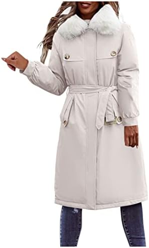 Casaco de trincheira de tamanho grande para mulheres para mulheres, mulheres, comprimento, casacos de largura com