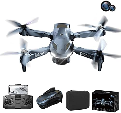 Drones com câmera para adultos, drone dobrável com 1080p Dual HD FPV Câmera FL-OW Localização, modo sem cabeça, uma chave