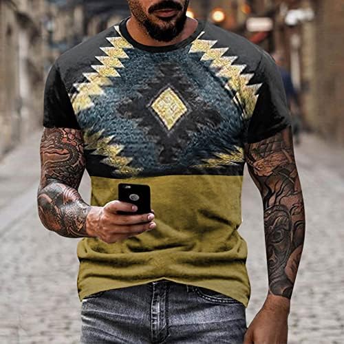 Xxbr soldado camisetas de manga curta para homens, rua Summer Street 3D AZTEC BOHO Camiseta gráfica do músculo retrô