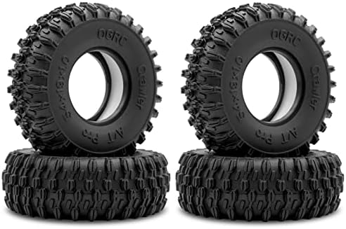 OGRC 1.0 Crawler pneus super macio e pegajoso com pneus de espuma de estágio duplo 1.0 RC para SCX24 Gladiator Bronco C10 JLU