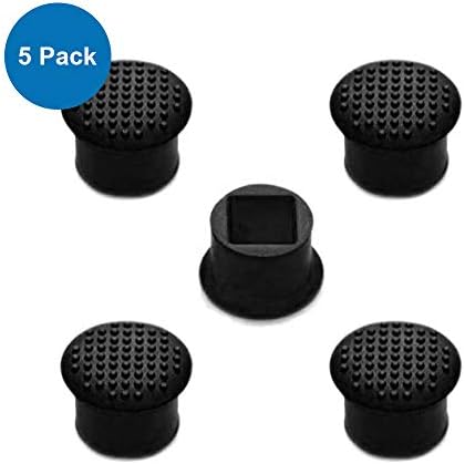 MMOBIEL 5 PCS Captura preta do mouse de teclado de borracha de borracha com cúpula macia e ponteiro de laptop de aro para pavilhão/inveja/specter/omen/speren/rioBook