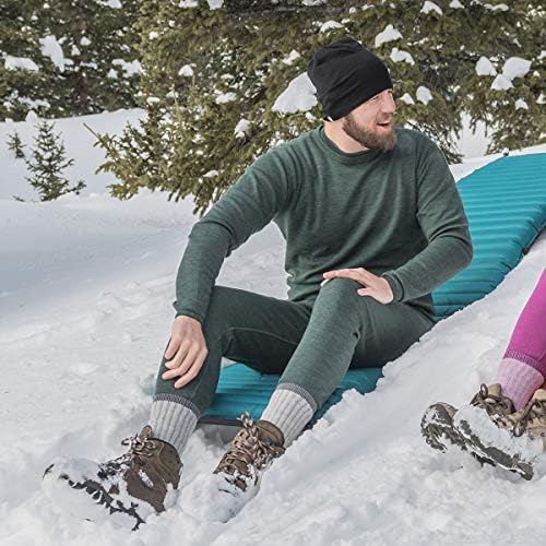 Minus33 Kancamagus Men's Midweight Base Camada - Merino Wool Bottoms - Multi Uso Long Johns - Roupa térmica