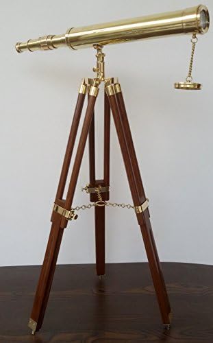 Piru colecionável telescópio de latão vintage colecionável colecionável colecionável