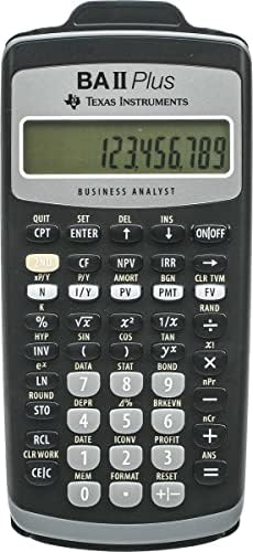 Texbaiiplus - Texas Instruments BA -II Plus Adv. Calculadora Financeira