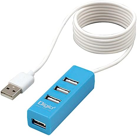 Digio2 USB Hub USB 2.0 4 portas 15cm branco